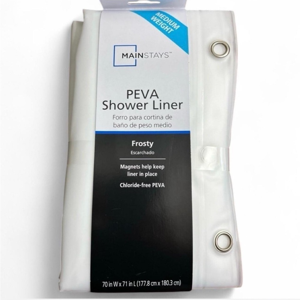 Mainstays PEVA shower liner
